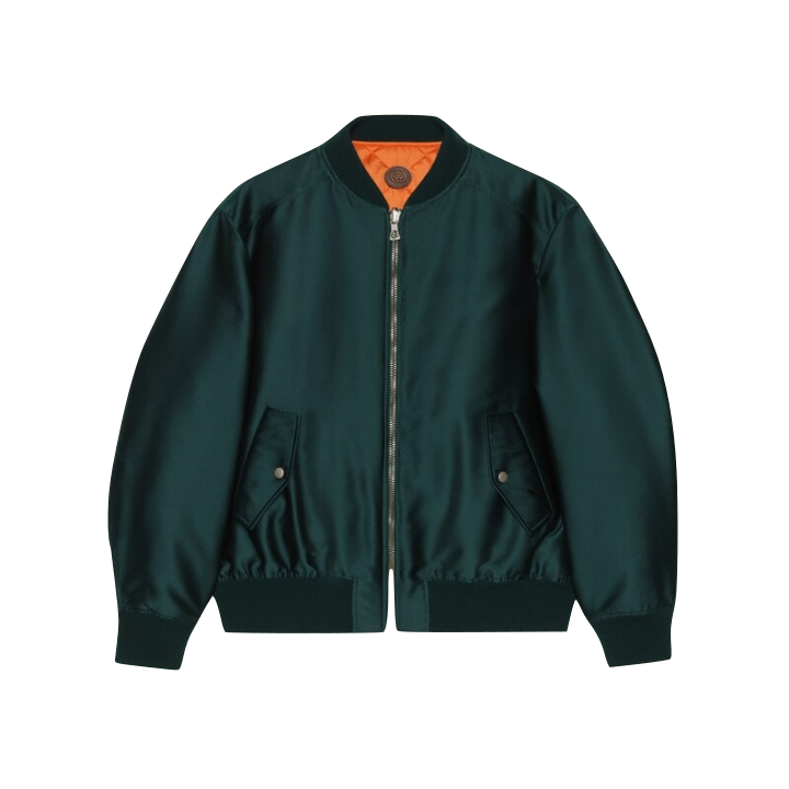 Quilted Satin Jacket